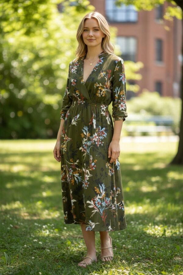 Floral midi dress