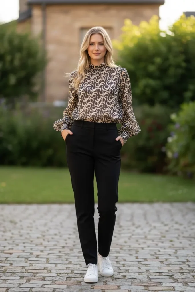 Satin Flowy Blouse