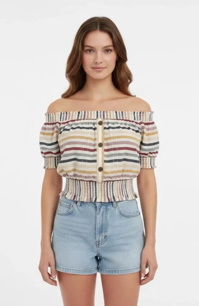 mutlicolor-off-shoulder-top